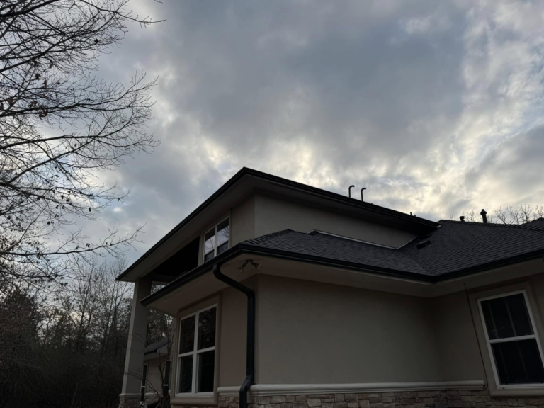 commercial-gutter-maintenance-sky-and-roof-of-house